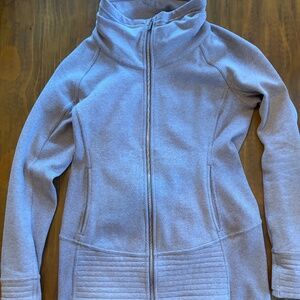 Lululemon sweater jacket, size 12,  cream/light blush